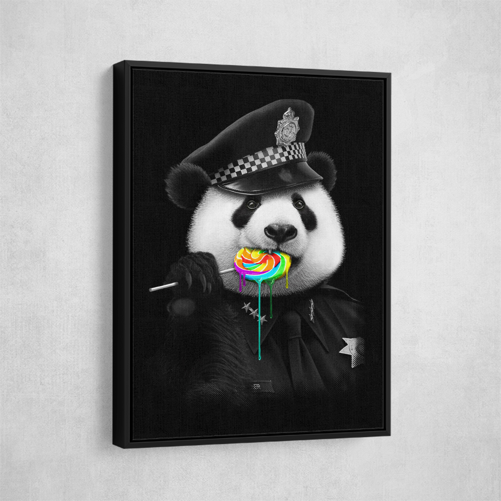 Panda Cop Wall Art